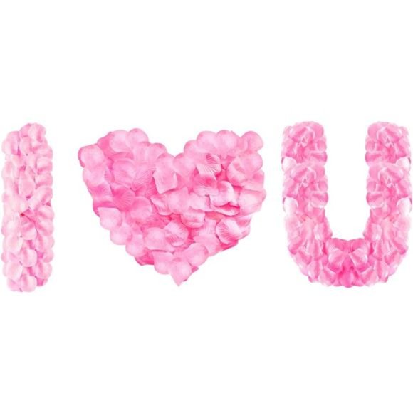 1200PCS Artificial Silk Rose Petals DecorationRomantic Night Wedding Event Party - Picture 1 of 5